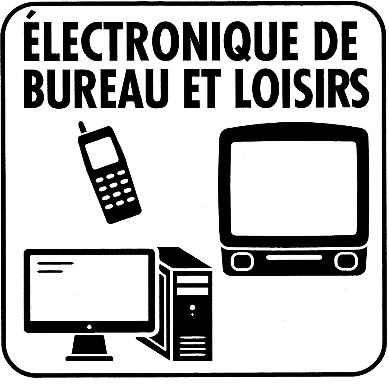 Pictogramme du déchet : Electronique
