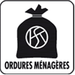 Pictogramme du déchet : Ordures ménagères